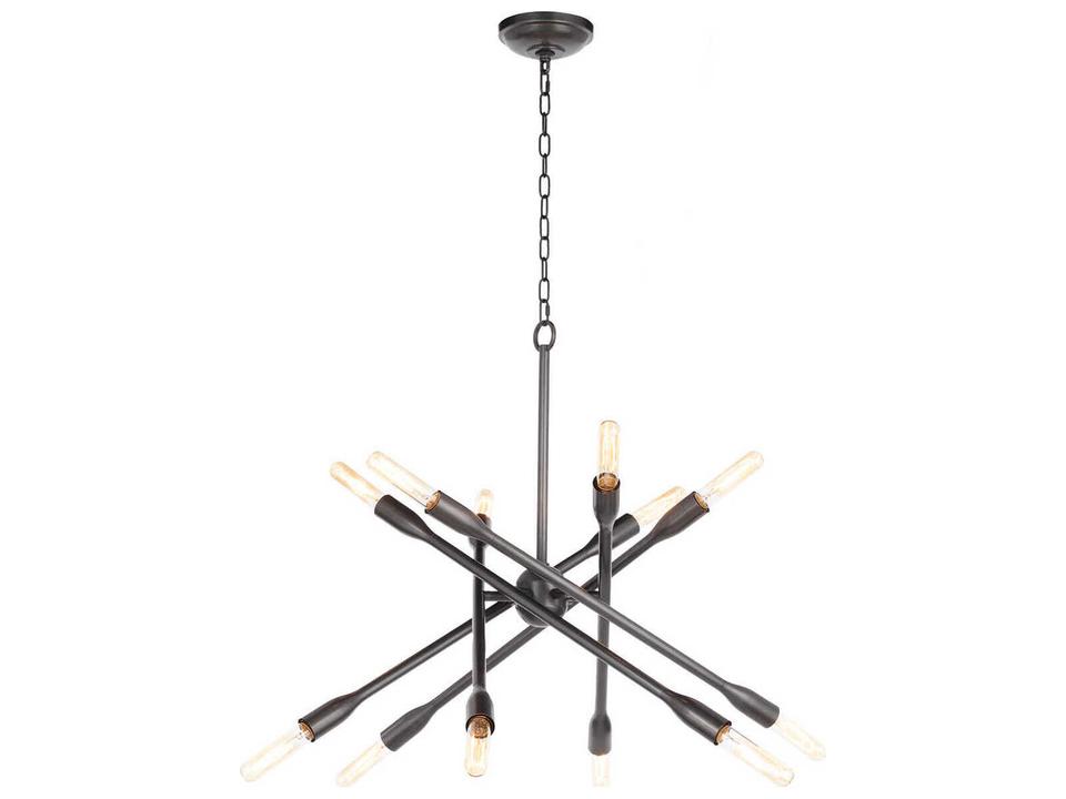Cobra 12-Light Sputnik Chandelier in Oil Rubbed Bronze