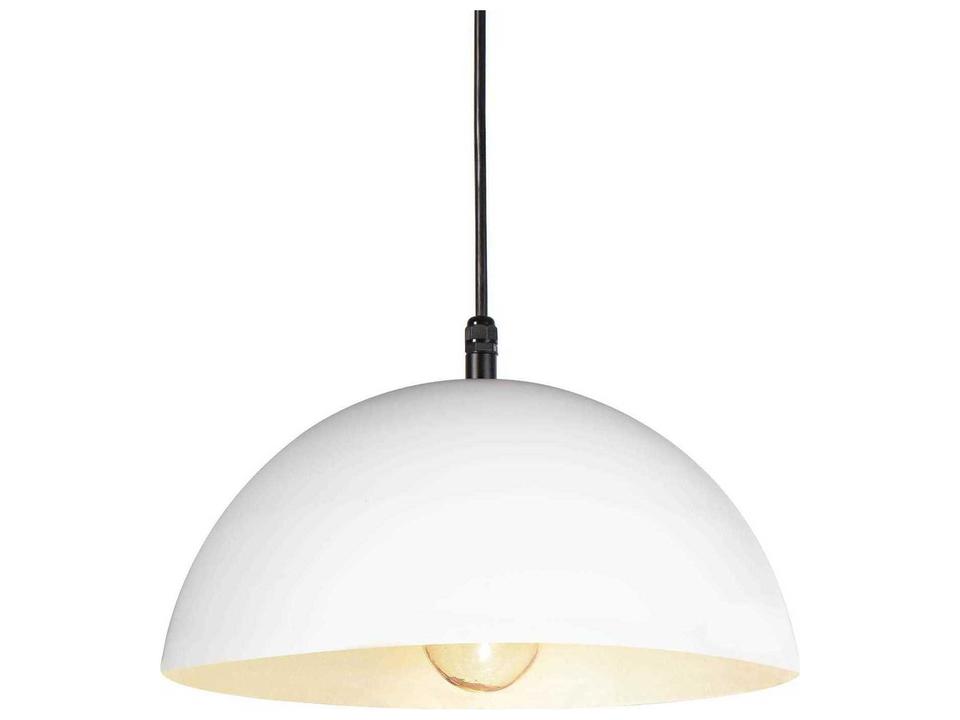 Peridot 1-Light Outdoor Hanging Pendant Light in White