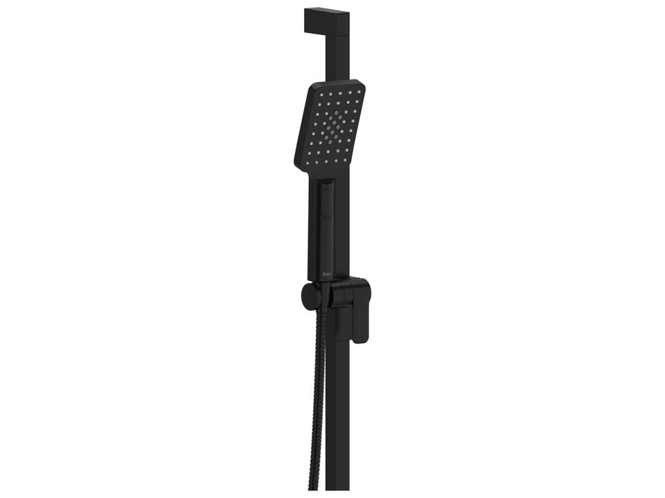 Black Handshower Set with 30-Inch Slide Bar and 4-Function Handshower