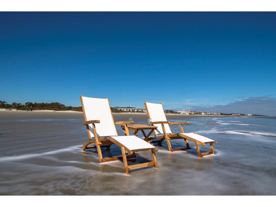 Steamer Sling Patio Lounge Set