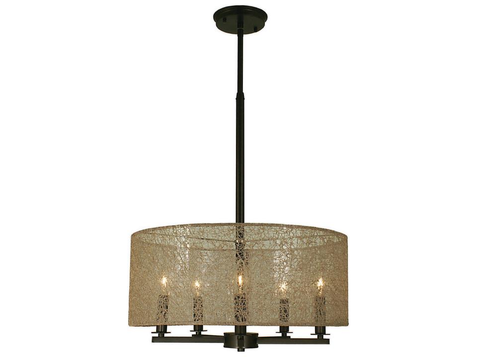 5-Light Chloe Chandelier with Metal Mesh Shade