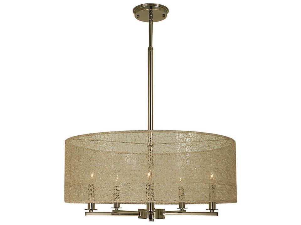 Chloe 5-Light Chandelier with Mesh Shades