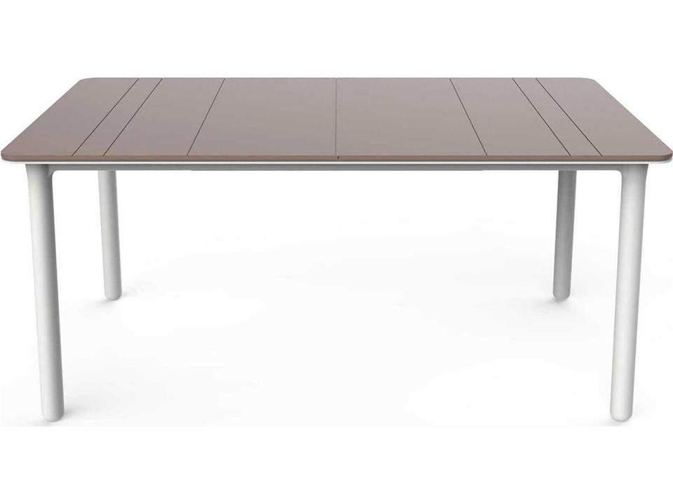 Noa Rectangular Dining Table White Base Sand Dining Table Top