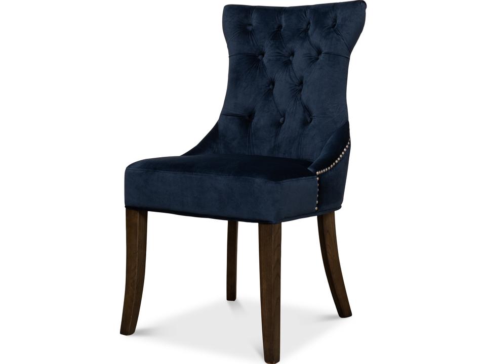 Sophie Side Chair Blue Velvet