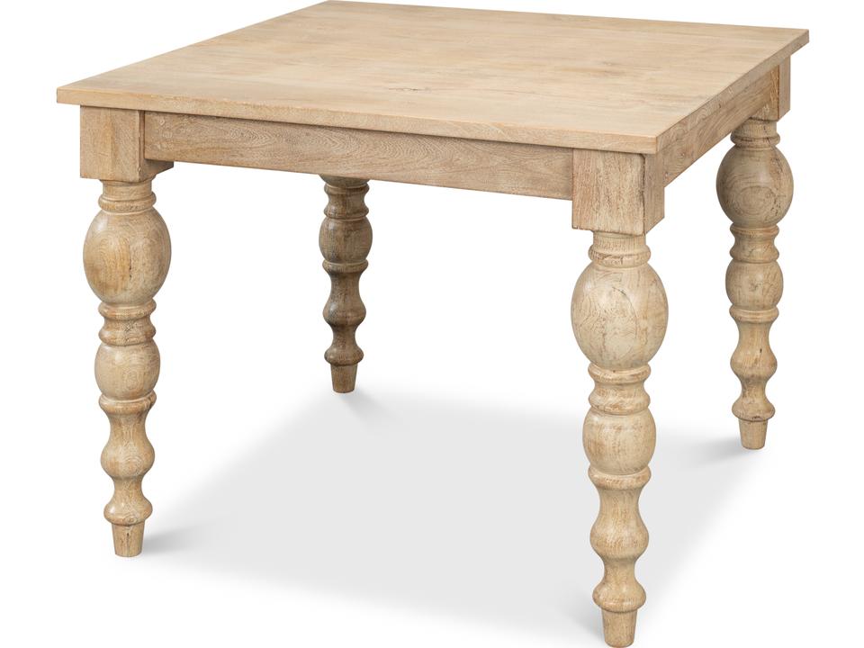 Jocelyn 40-Inch Square Dining Table in Sienna Mango Wood
