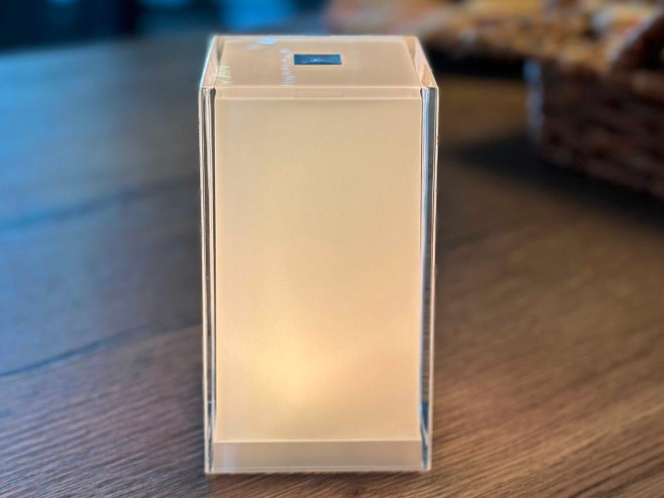 Hokare Cub Portable LED Table Lamp in White