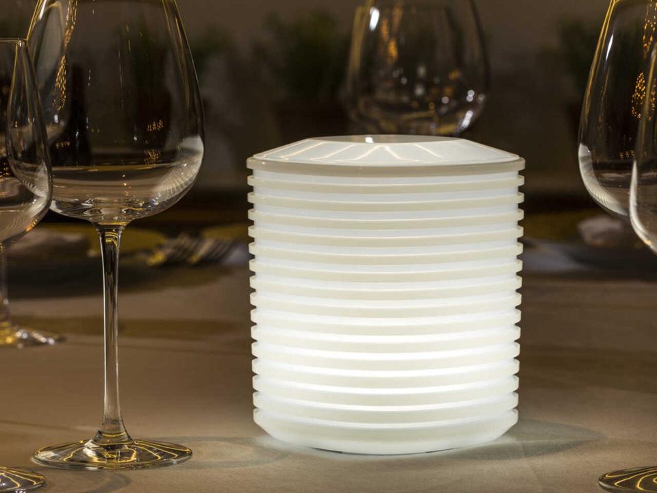 Lantern Portable LED Table Lamp with Bluetooth Control