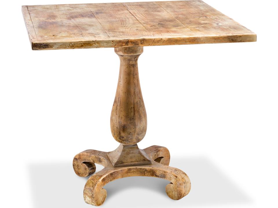 Bistro 33-Inch Square Dining Table in Antique Oak