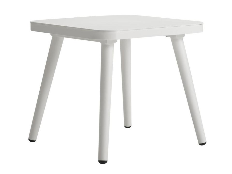 Cosmo Square End Table in Powder Coated Aluminum