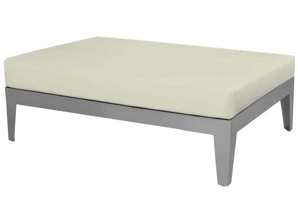 South Beach Aluminum Outdoor Bench with Powder-Coated Frame
