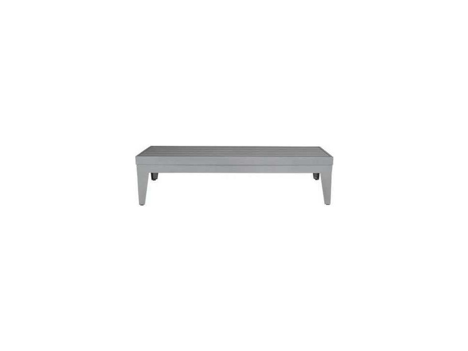 South Beach Powder Coated Aluminum Rectangular Coffee Table