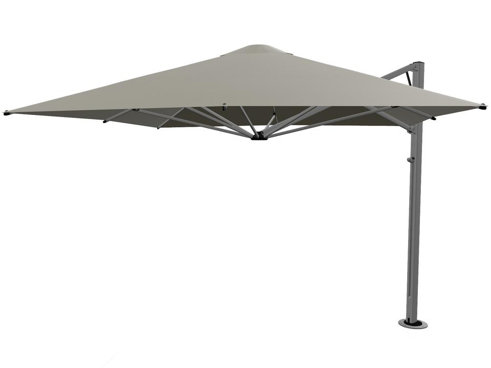 Serenity 118-Inch Square Cantilever Umbrella Annodised Space Grey