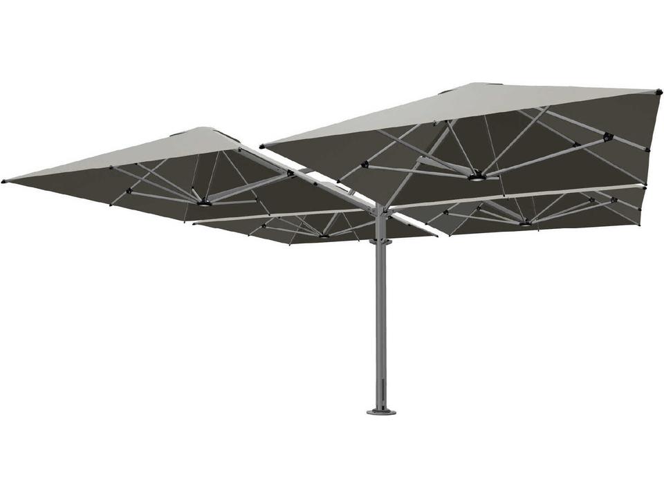 Unity Multi-Canopy Cantilever Outdoor Umbrella System
