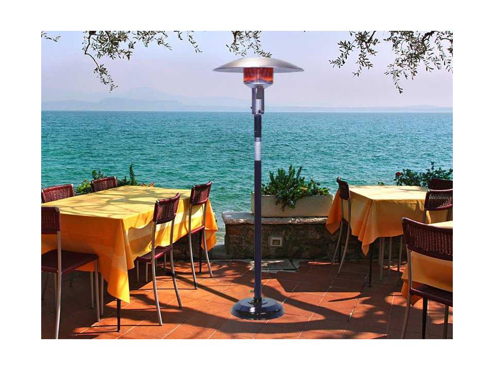 Steel Black Portable Natural Gas Outdoor Patio Heater