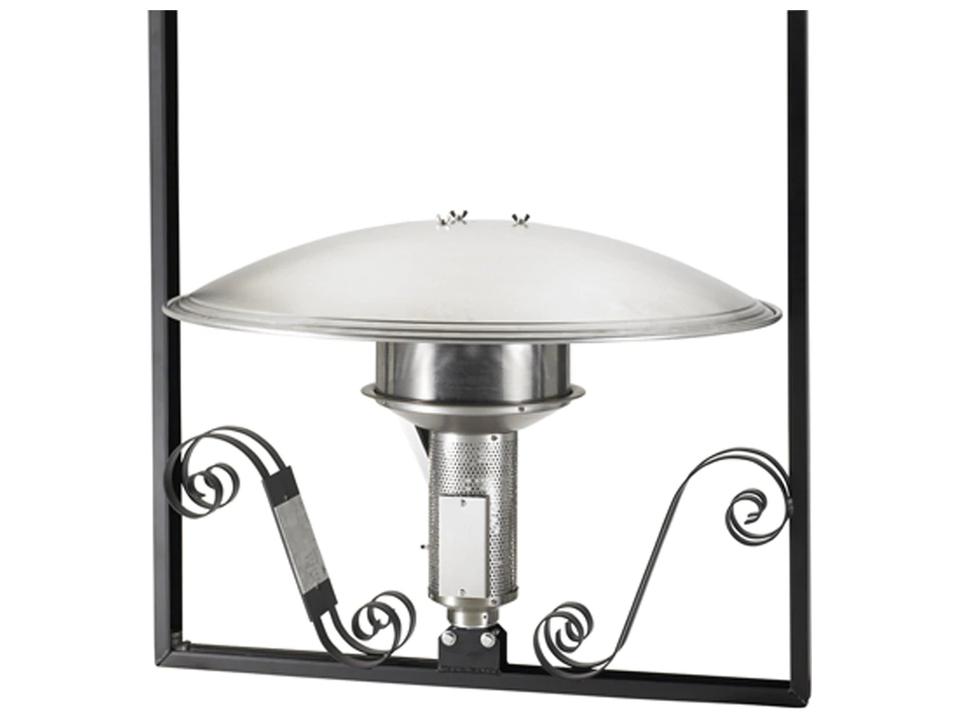 A244VE Hanging Natural Gas Patio Heater with Electronic Ignition in Stainless Steel