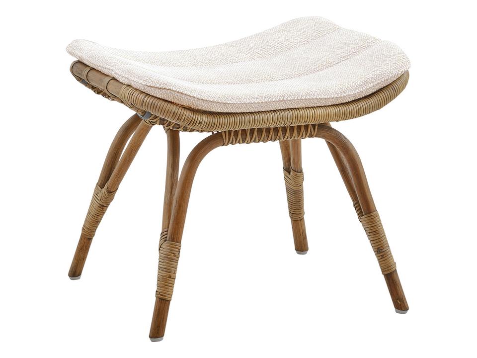 Originals Antique Wicker Cushion Ottoman in Youtoo Sand