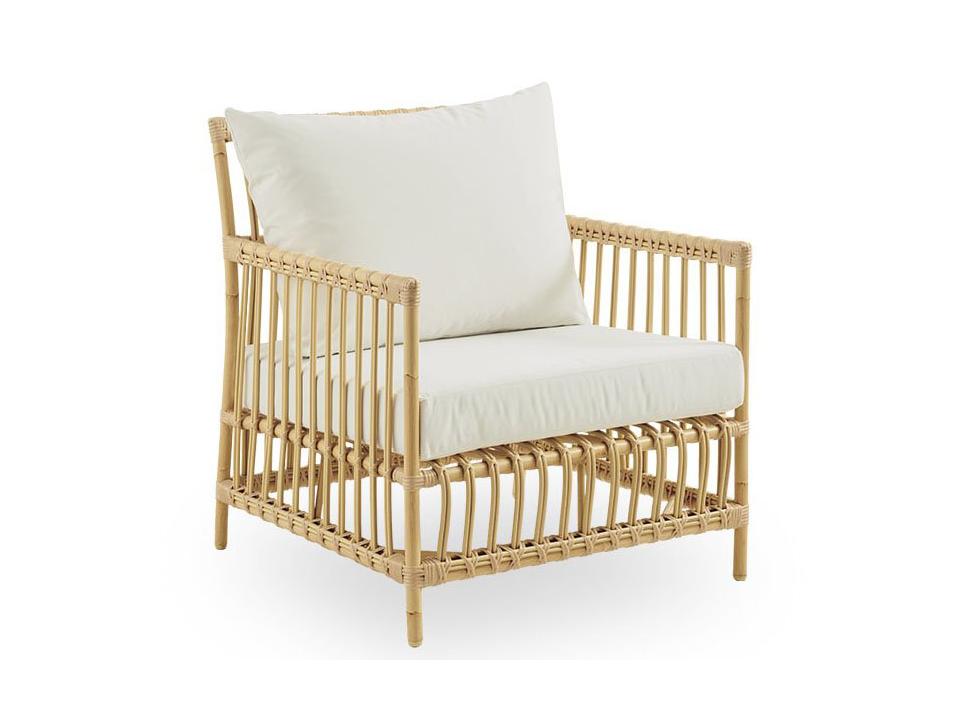 Exterior Aluminum Natural Caroline Patio Lounge Chair