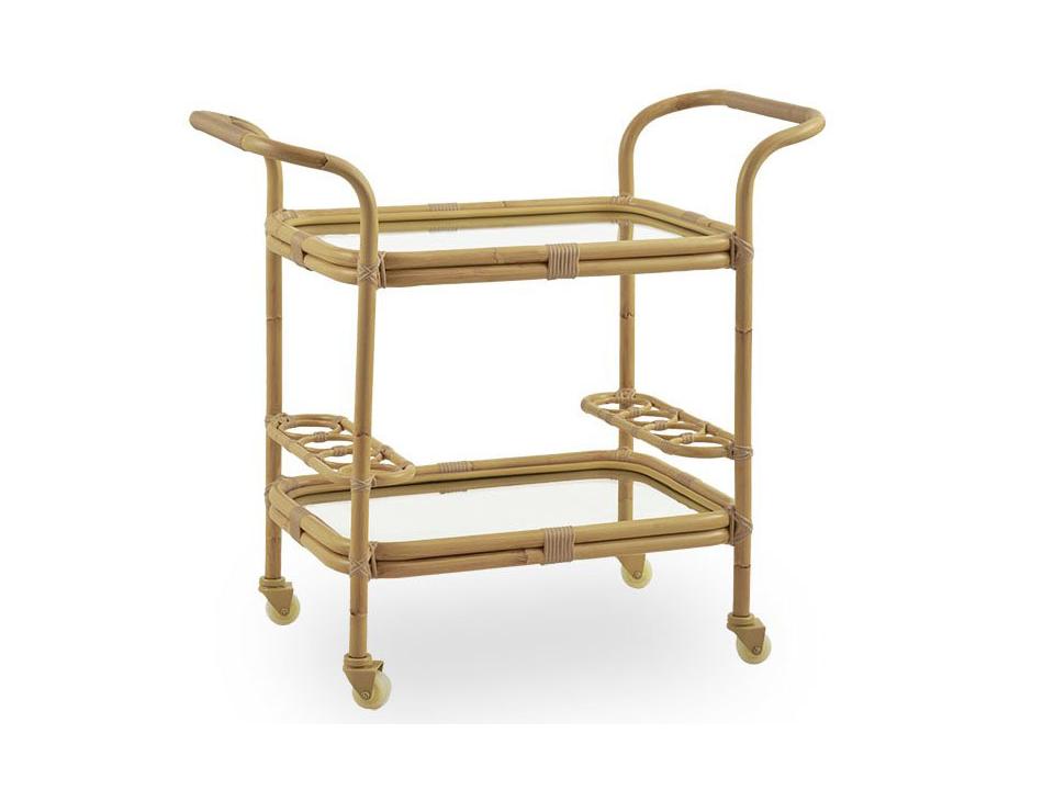 Exterior Aluminum Natural Carlo Bart Cart