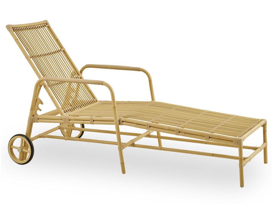 Exterior Aluminum Natural Josephine Patio Chaise Lounge