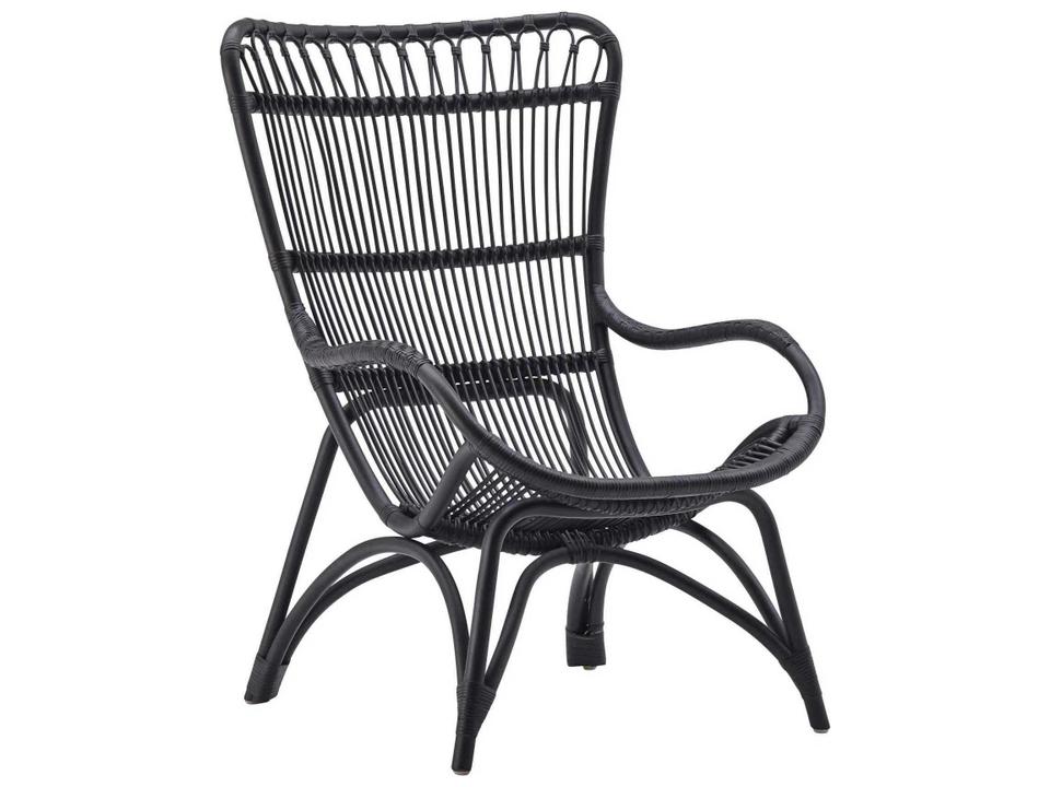 Design Monet Rattan Highback Accent Chair