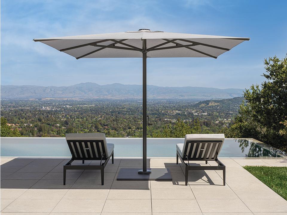 Atlas 10 Foot Square Outdoor Umbrella