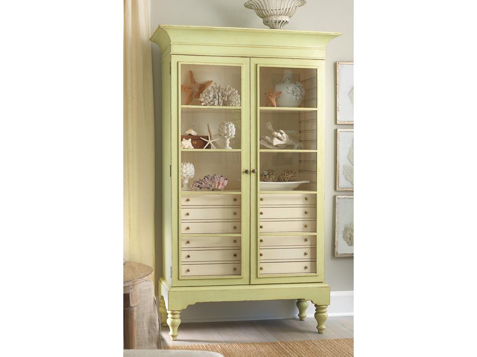 Camden Display Cabinet with Glass Doors and Adjustable Shelves