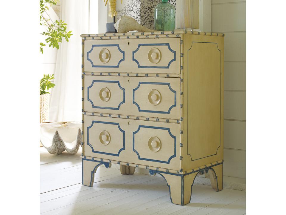 Indian Key Accent Chest with Storage Drawers