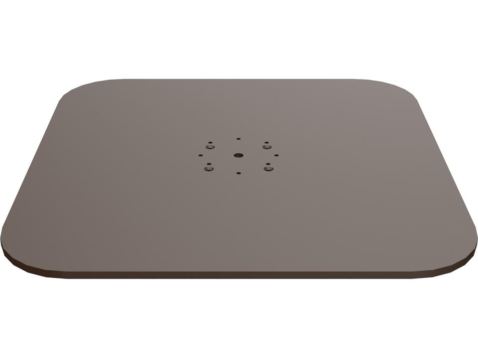 Z-Plate 225 Pound Powder-Coated Steel Umbrella Base in Shadow Graphite