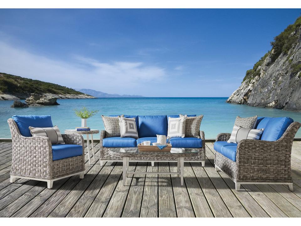 Grand Isle Wicker Patio Lounge Set