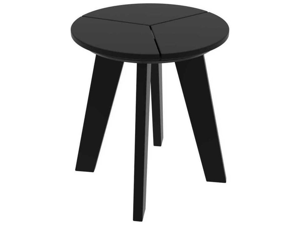 Dex 17.5 Inch Round Recycled HDPE Side Table