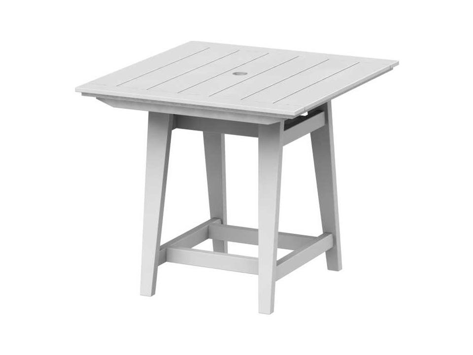 MAD Square Recycled Plastic Counter Table with Umbrella Hole