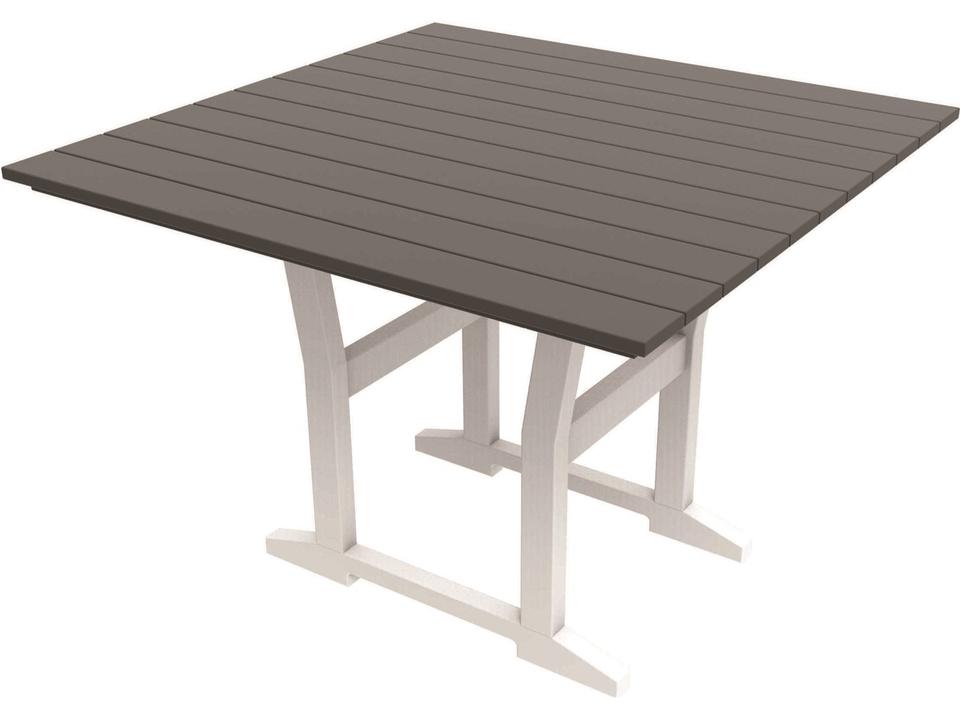 Coastline Square Outdoor Dining Table in Recycled HDPE