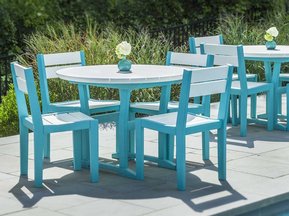 Coastline Recycled Plastic Cafe Patio Dining Set