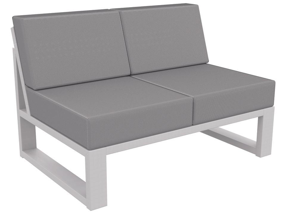 MIA Double Armless Loveseat Sectional Component