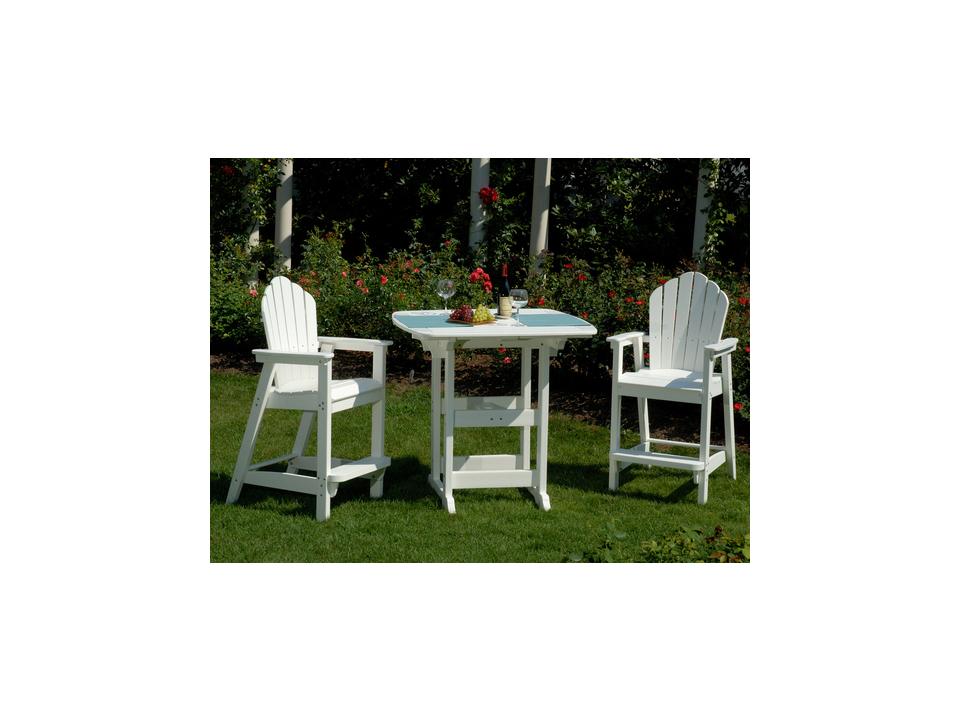 Classic Adirondack Recycled Plastic Outdoor Dining Set
