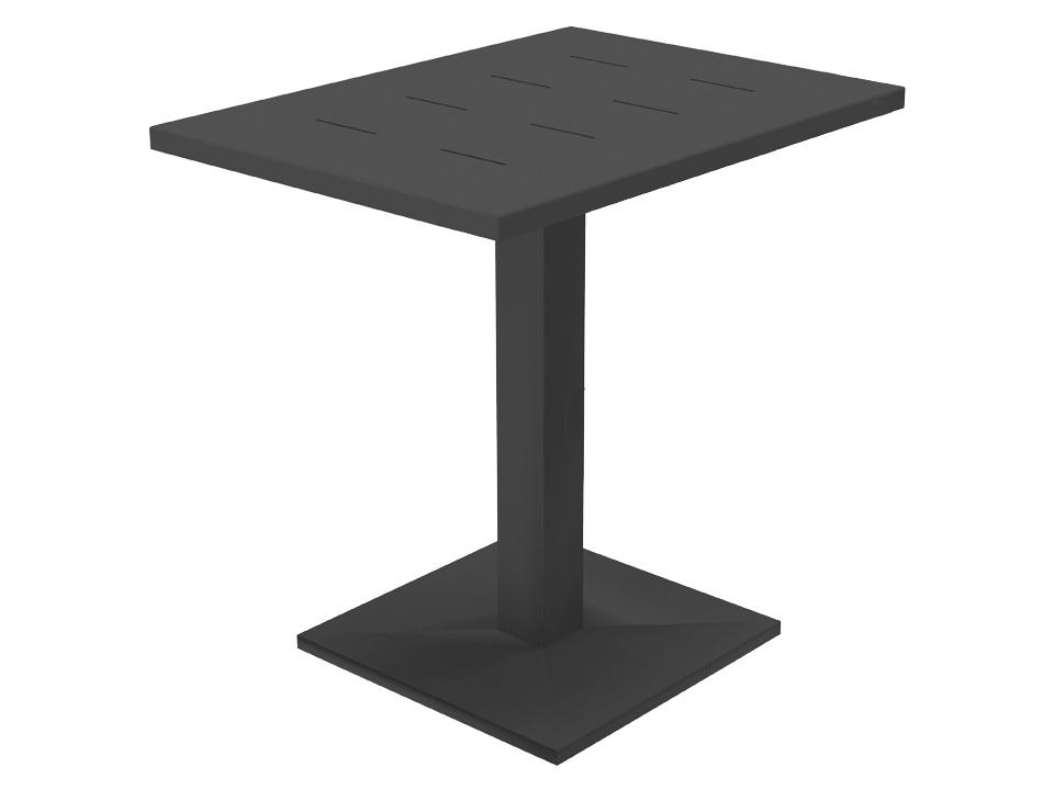 Via Aluminum Rectangular Bistro Table