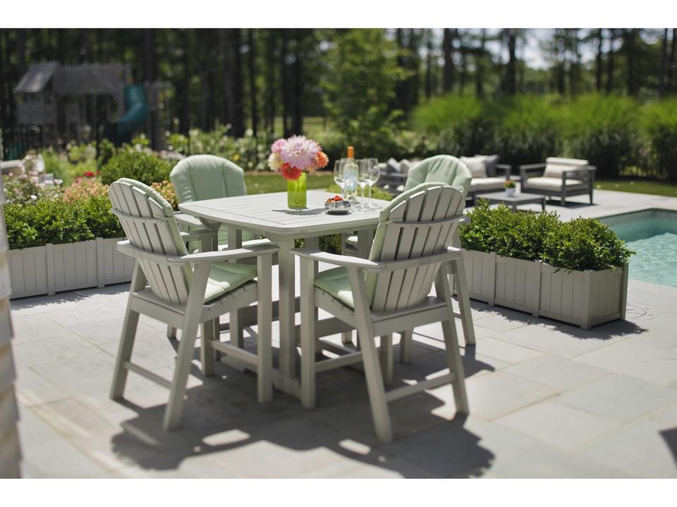 Shellback Adirondack Recycled Plastic Counter Set