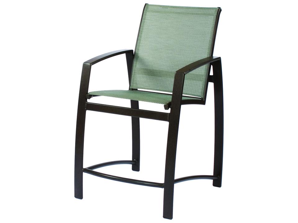 Vision Sling Extruded Aluminum Arm Counter Stool