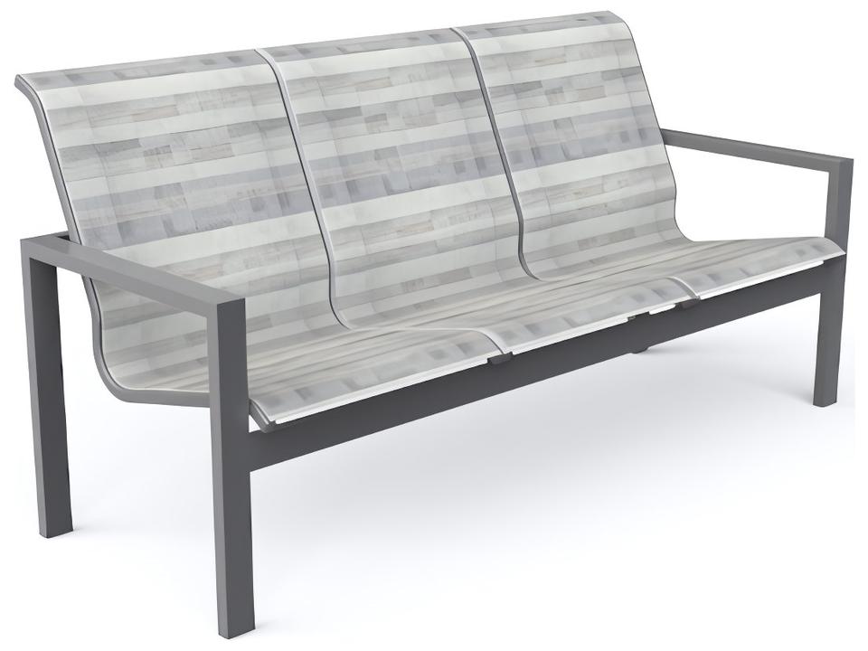 Vectra Sling Extruded Aluminum Stackable Sofa