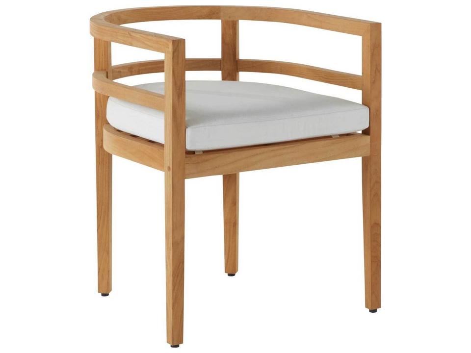 Santa Barbara Teak Natural Barrel Back Arm Chair