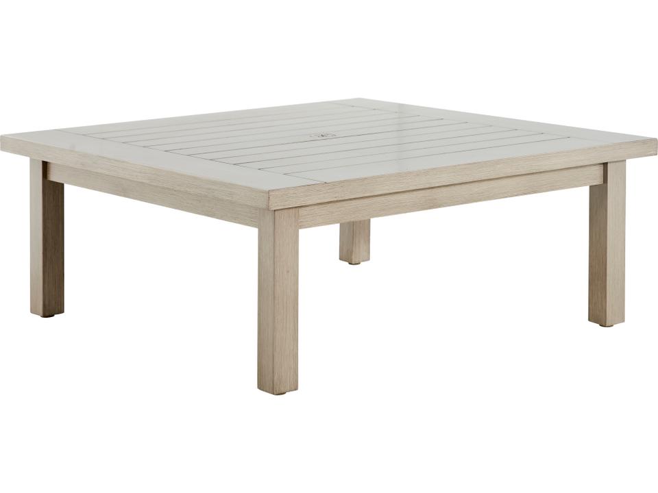 Club Aluminum Square Coffee Table