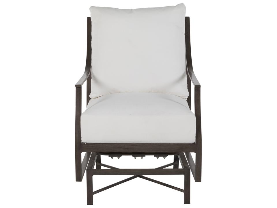 Monaco Wrought Aluminum Spring Lounge Chair