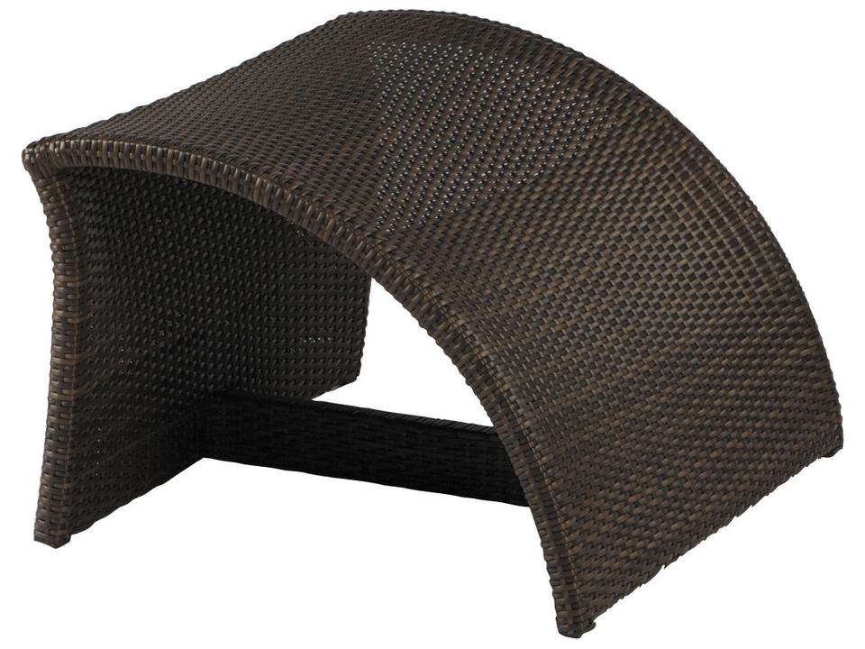 Halo Wicker Outdoor Ottoman