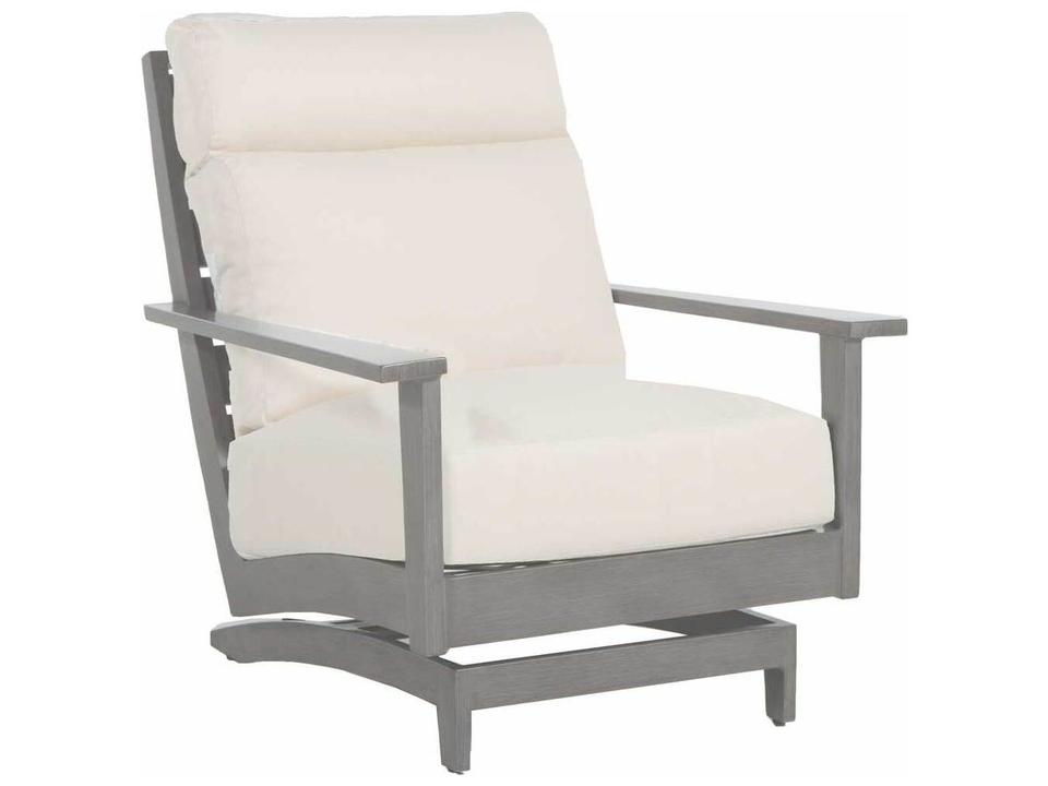 Kennebunkport Wrought Aluminum Spring Lounge Chair