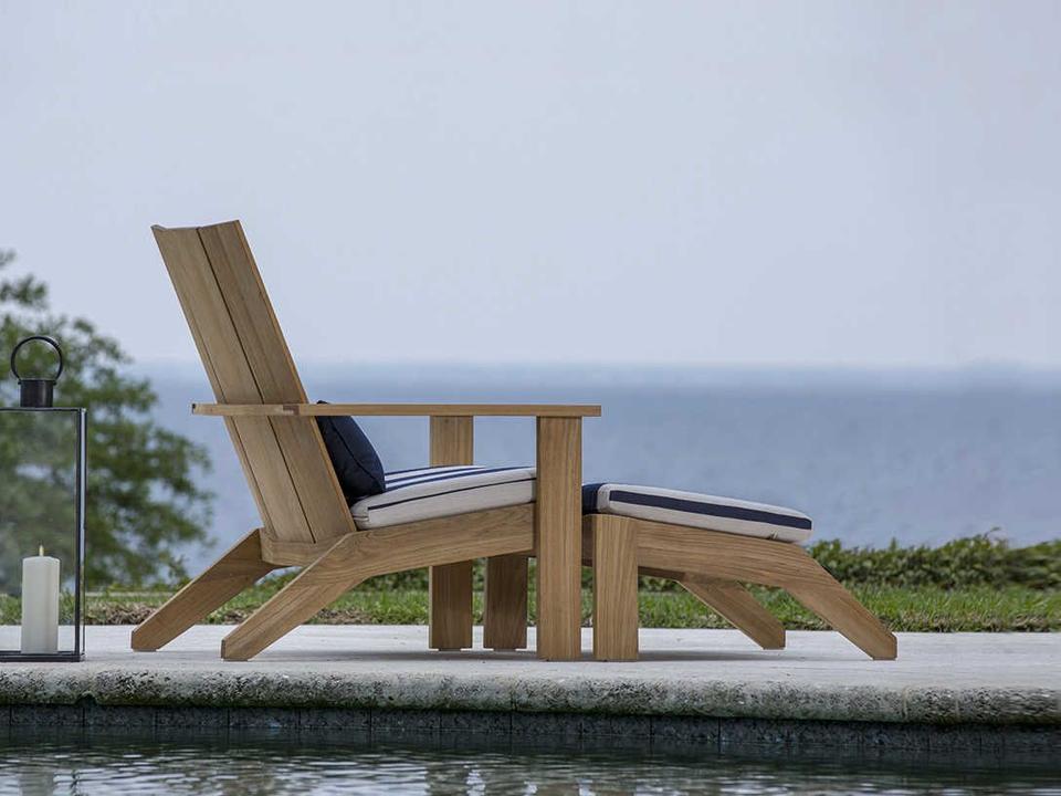 Ashland Teak Outdoor Patio Lounge Set