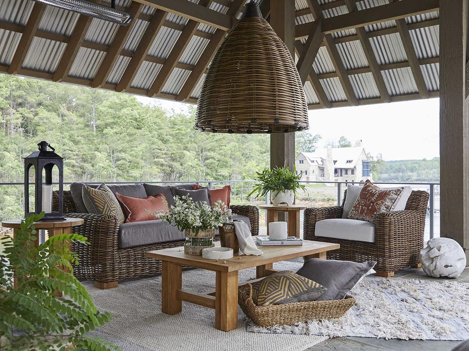 Montauk Wicker Outdoor Lounge Set