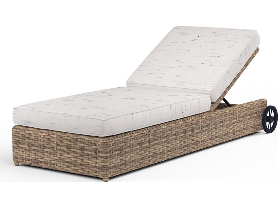 Havana Wicker Adjustable Patio Chaise Lounge