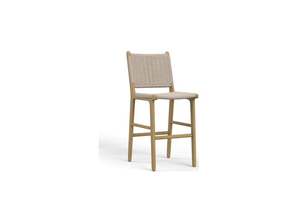 Sedona Wicker Teak Bar Stool