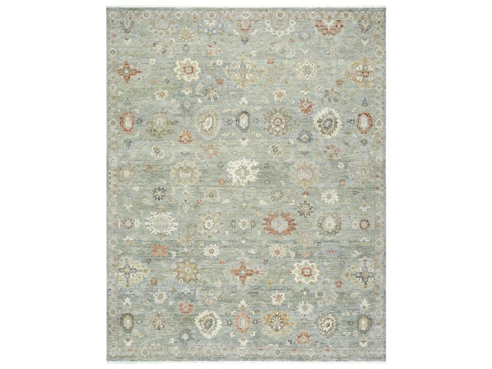 Anatolia Hand-Knotted Wool Area Rug with Fringe