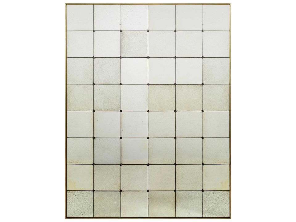 Belleza Antiqued Champagne Full Length Wall Mirror